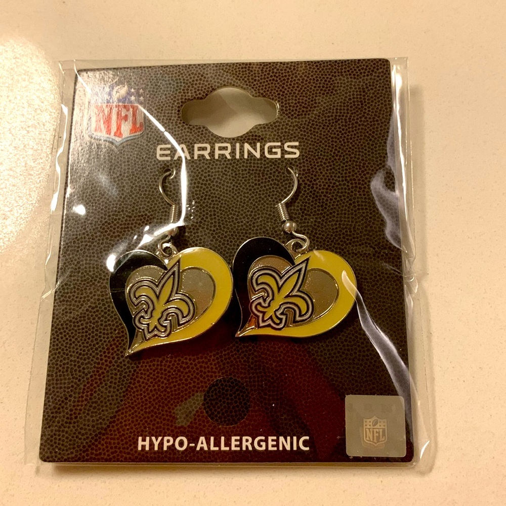 NWT Saints NFL Earrings! 🏈⚜️